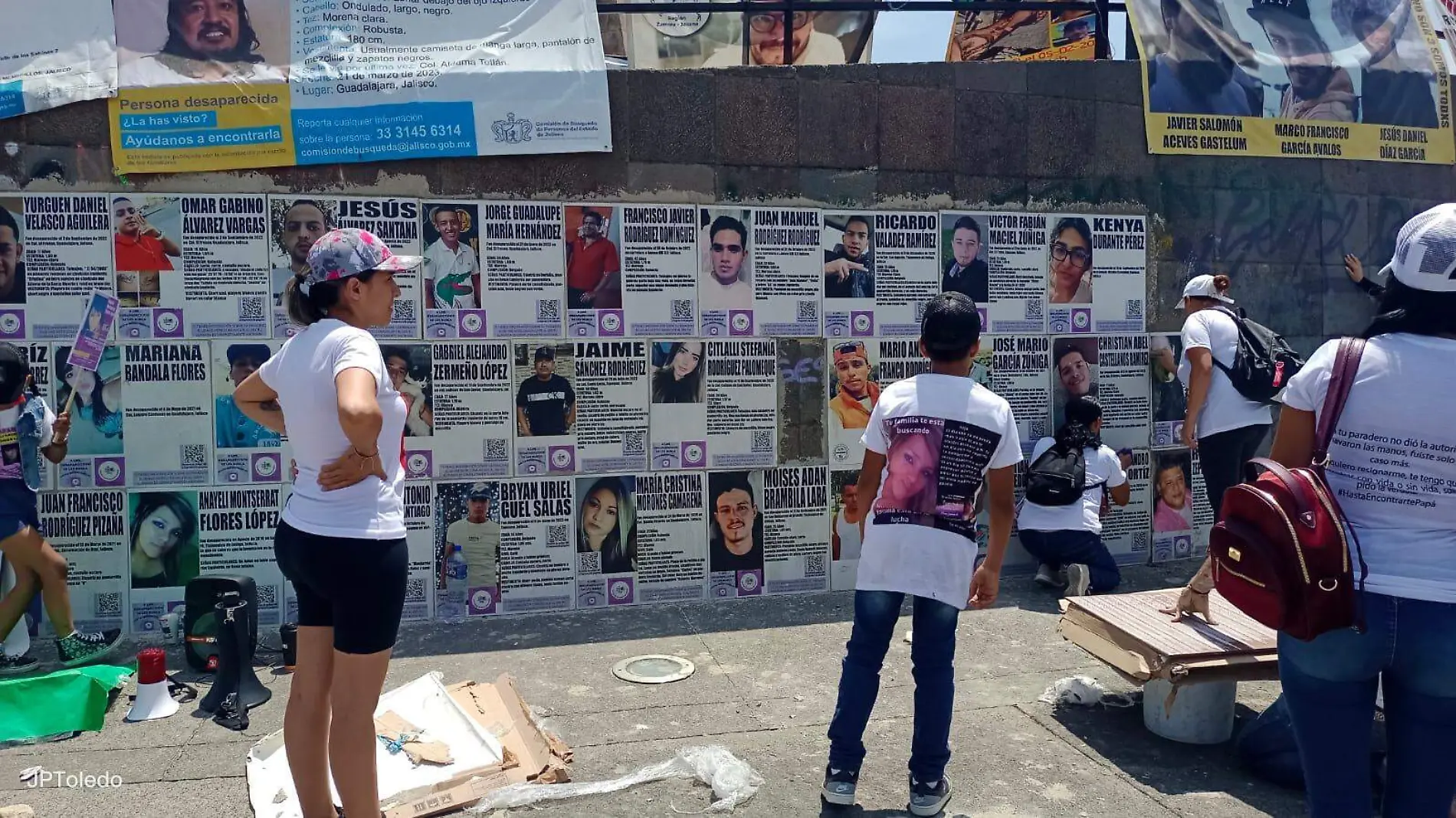 Marcha colectivos desaparecidos